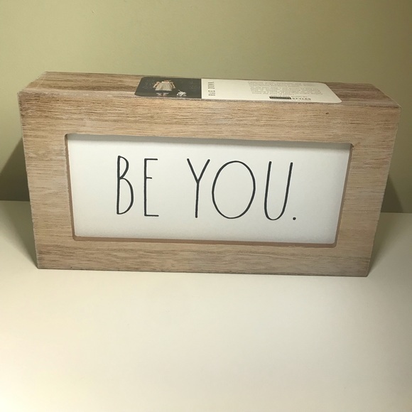 Rae Dunn Other - New Rae Dunn Accents BE YOU. Wooden Sign.